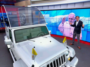 augmented reality reel on air television broadcast